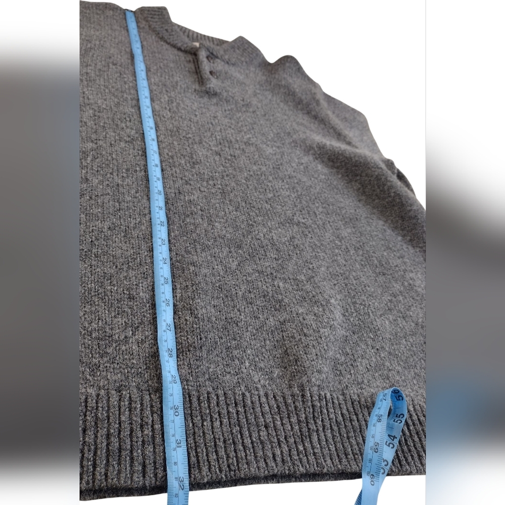 NWT L.L. Bean Men's Gray Knit Charcoal Pullover Long Sleeve Sweater Sz XXL Tall - Picture 12 of 13